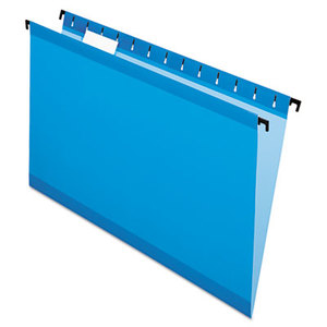 ESSELTE CORPORATION 6153 1/5 BLU Poly Laminate Hanging Folders, Legal, 1/5 Tab, Blue, 20/Box by ESSELTE PENDAFLEX CORP.