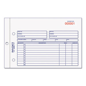 REDIFORM OFFICE PRODUCTS 7L721 Invoice Book, 5 1/2 x 7 7/8, Carbonless Duplicate, 50 Sets/Book by REDIFORM OFFICE PRODUCTS