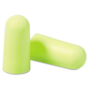 3M 3121250 EARsoft Yellow Neon Soft Foam Earplugs, Uncorded, Regular Size, 200 Pairs by 3M/COMMERCIAL TAPE DIV.