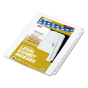 Kleer-Fax, Inc 83176 80000 Series Side Tab Legal Index Divider Set,  Printed "176"-"200" by KLEER-FAX