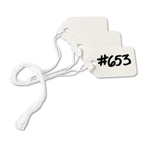 Avery 12205 White Marking Tags, Paper, 1 1/2 x 15/16, White, 1,000/Box by AVERY-DENNISON