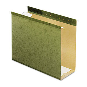 Cardinal Brands, Inc 4152X4 Reinforced 4" Extra Capacity Hanging Folders, Letter, Standard Green, 25/Box by ESSELTE PENDAFLEX CORP.