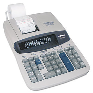 1570-6 Two-Color Ribbon Printing Calculator, Black/Red Print, 5.2 Lines/Sec by VICTOR TECHNOLOGIES