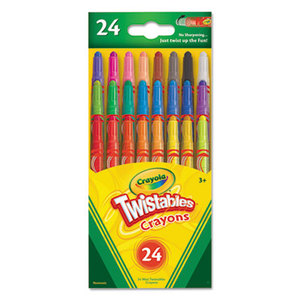 BINNEY & SMITH / CRAYOLA 529724 Twistables Mini Crayons, 24 Colors/Pack by BINNEY & SMITH / CRAYOLA