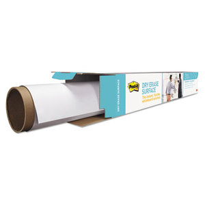 Dry Erase Film with Adhesive Backing, 36 x 24, White by 3M/COMMERCIAL TAPE DIV.