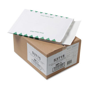 QUALITY PARK PRODUCTS S3715 Ship-Lite Redi-Flap Expansion Mailer, 1st Class, 10 x 13 x 1 1/2, White, 100/Box by QUALITY PARK PRODUCTS