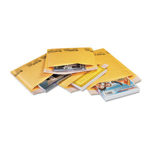 Jiffylite Self-Seal Mailer, Contemporary Seam, 6 x 10, Golden Brown by ANLE PAPER/SEALED AIR CORP.