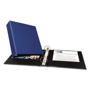 Avery 03500 Economy Non-View Binder with Round Rings, 11 x 8 1/2, 2" Capacity, Blue by AVERY-DENNISON