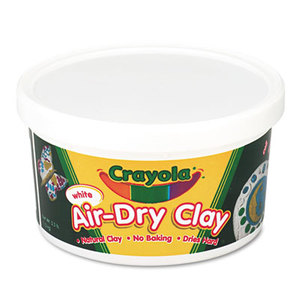 BINNEY & SMITH / CRAYOLA 575050 Air-Dry Clay, White, 2 1/2 lbs by BINNEY & SMITH / CRAYOLA
