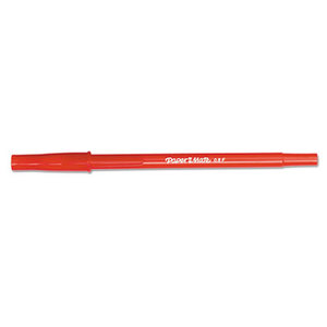 Sanford, L.P. 3371131 Ballpoint Stick Pen, Red Ink, Fine, Dozen by SANFORD