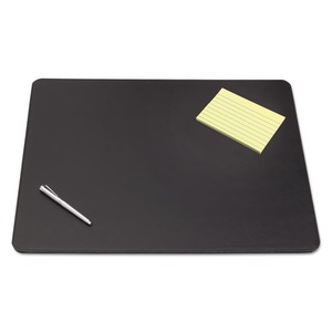 Sagamore Desk Pad w/Decorative Stitching, 24 x 19, Black by ARTISTIC LLC