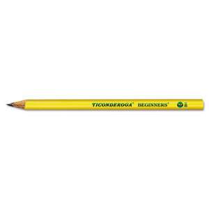 DIXON TICONDEROGA COMPANY 13080 Ticonderoga Beginners Wood Pencil w/o Eraser, #2, Yellow Barrel, Dozen by DIXON TICONDEROGA CO.