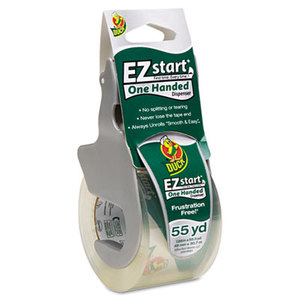 Shurtech Brands, LLC 1259457 E-Z Start Premium Packaging Tape w/Dispenser, 1.88" x 55.5yds by SHURTECH