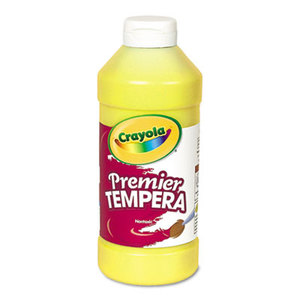 BINNEY & SMITH / CRAYOLA 541216034 Premier Tempera Paint, Yellow, 16 oz by BINNEY & SMITH / CRAYOLA