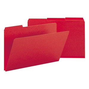 SMEAD MANUFACTURING COMPANY 22538 Recycled Folder, One Inch Expansion, 1/3 Top Tab, Legal, Bright Red, 25/Box by SMEAD MANUFACTURING CO.
