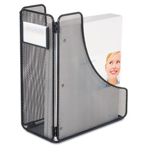 Mesh Magazine File, Black, 5 1/4 x 10 x 12 1/4 by SAFCO PRODUCTS