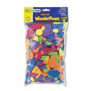 Wonderfoam Shapes, Assorted Shapes/Colors, 720 Pieces/Pack by THE CHENILLE KRAFT COMPANY