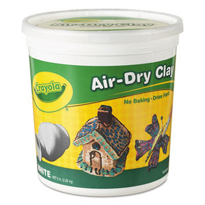 Air-Dry Clay, White, 5 lbs by BINNEY & SMITH / CRAYOLA