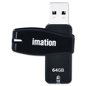 Imation Corp 27794 Swivel USB 2.0 Flash Drive, 64GB by IMATION