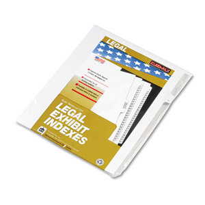 Kleer-Fax, Inc 91007 90000 Series Legal Exhibit Index Dividers, Side Tab, Printed "7", 25/Pack by KLEER-FAX