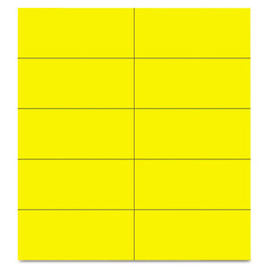 Bi-silque S.A FM2403 Dry Erase Magnetic Tape Strips, Yellow, 2" x 7/8", 25/Pack by BI-SILQUE VISUAL COMMUNICATION PRODUCTS INC