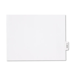 Kleer-Fax, Inc 81146 80000 Series Legal Index Dividers, Bottom Tab, Printed "Exhibit G", 25/Pack by KLEER-FAX