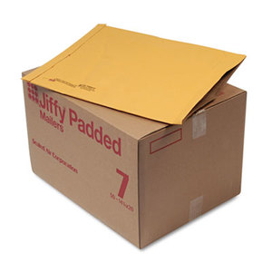 ANLE PAPER/SEALED AIR CORP. 49284 Jiffy Padded Mailer, Side Seam, #7, 14 1/4 x 20, Golden Brown, 50/Carton by ANLE PAPER/SEALED AIR CORP.
