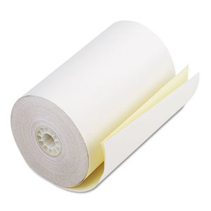 PM Company, LLC 8785 Two Ply Receipt Rolls, 4 1/2" x 90 ft, White/Canary, 24/Carton by PM COMPANY