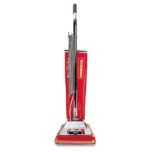 Quick Kleen Commercial Vacuum w/Vibra-Groomer II, 17.5lb, Red by ELECTROLUX FLOOR CARE COMPANY