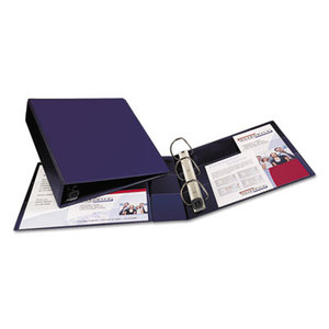 Avery 79822 Heavy-Duty Binder with One Touch EZD Rings, 11 x 8 1/2, 2" Capacity, Navy Blue by AVERY-DENNISON