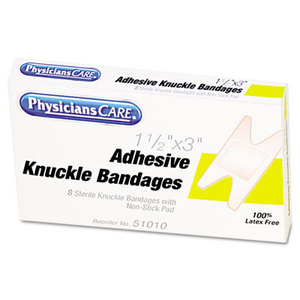 ACME UNITED CORPORATION 51010 First Aid Fabric Knuckle Bandages, 8/Box by ACME UNITED CORPORATION