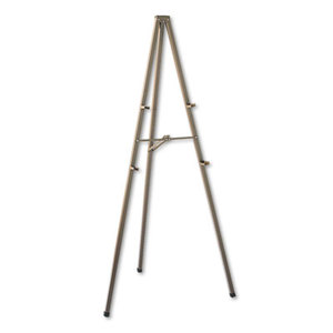 Quartet 21E Tripod Display Easel, 72" High, Steel, Bronze by QUARTET MFG.