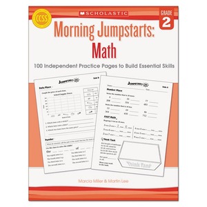 Scholastic 546415 Morning Jumpstart Series Book, Math, Grade 2 by SCHOLASTIC INC.