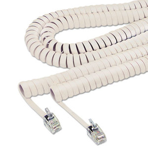 Softalk Communications LLC 42260 Coiled Phone Cord, Plug/Plug, 25 ft., Beige by SOFTALK LLC