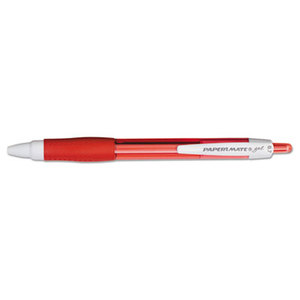 Roller Ball Retractable Gel Pen, Red Ink, Medium, Dz by SANFORD