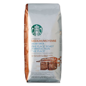 Keurig Green Mountain, Inc 011029358 Coffee, Ground, Pike Place Decaf, 1lb Bag by STARBUCKS COFFEE COMPANY