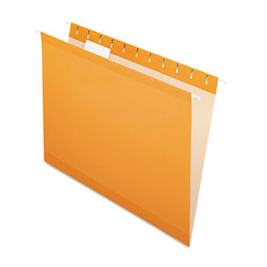 Cardinal Brands, Inc 415215ORA Reinforced Hanging Folders, 1/5 Tab, Letter, Orange, 25/Box by ESSELTE PENDAFLEX CORP.