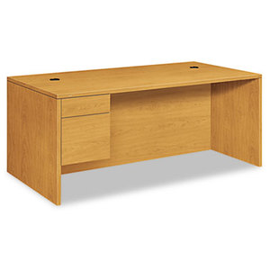 HON COMPANY 10586LCC 10500 Series Large "L" or "U" 3/4-Height Ped Desk, 72w x 36d, Harvest by HON COMPANY