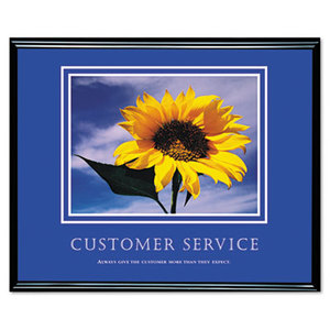 Advantus Corporation 78027 Customer Service Framed Motivational Print, 30 x 24 by ADVANTUS CORPORATION