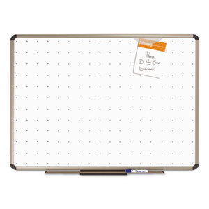 Prestige Total Erase Whiteboard, 24 x 18, White Surface, Euro Titanium Frame by QUARTET MFG.