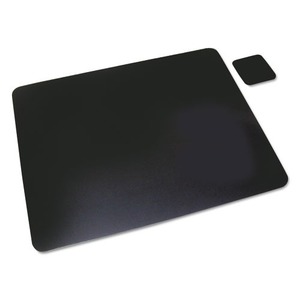 Leather Desk Pad, 19 x 24, Black by ARTISTIC LLC