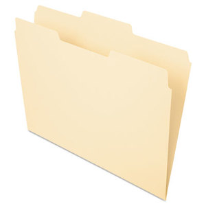 ESSELTE CORPORATION 752-1/3-2 File Folders, 1/3 Cut, Second Position, Top Tab, Letter, Manila, 100/Box by ESSELTE PENDAFLEX CORP.