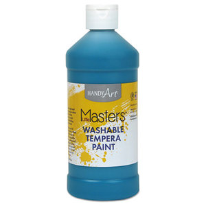 Washable Paint, Turquoise, 16 oz by ROCK PAINT DISTRIBUTING CORP.