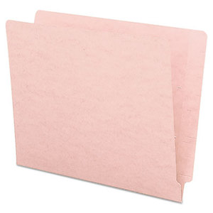 SMEAD MANUFACTURING COMPANY 25610 Colored File Folders, Straight Cut, Reinforced End Tab, Letter, Pink, 100/Box by SMEAD MANUFACTURING CO.