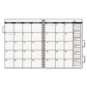 AT-A-GLANCE 7092378 Three/Five-Year Monthly Planner Refill, 9 x 11, White, 2018 by AT-A-GLANCE