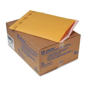 ANLE PAPER/SEALED AIR CORP. 10191 Jiffylite Self-Seal Mailer, Side Seam, #6, 12 1/2 x 19, Golden Brown, 25/Carton by ANLE PAPER/SEALED AIR CORP.