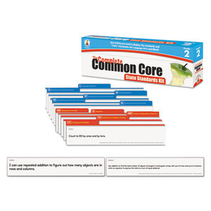 Carson-Dellosa Publishing Co., Inc 158170 Common Core State Standard Pocket Chart Cards, Language Arts & Math, Grade 2 by CARSON-DELLOSA PUBLISHING