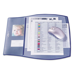 Work Pad, 3 Overlays, 17 1/4 x 15 1/4, Dark Blue by DURABLE OFFICE PRODUCTS CORP.