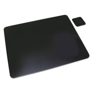 Leather Desk Pad, 20 x 36, Black by ARTISTIC LLC