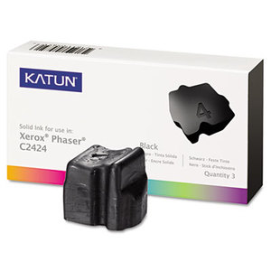 Katun Corporation 37978 KAT37978 C2424 Compatible, 108R00663 Solid Ink, 3400 Yield, 3/Box, Black by KATUN CORPORATION